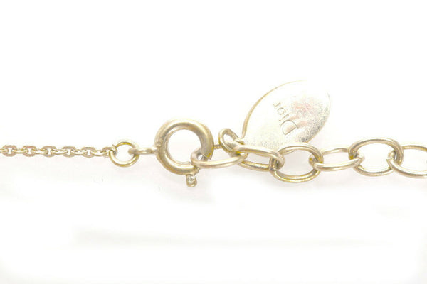 クリスチャンディオール ゴールド メッキ ネックレス レディース Christian Dior 中古