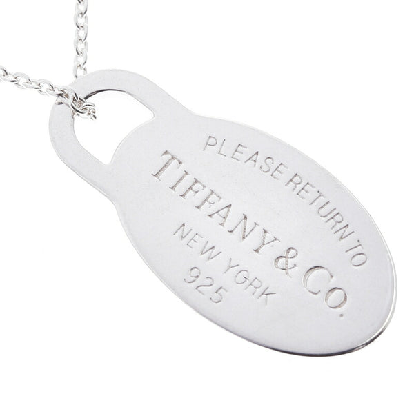 ティファニー SV925 シルバー リターントゥ オーバルタグ ネックレス レディース TIFFANY&Co. 中古