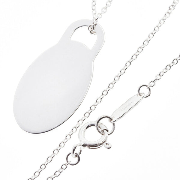 ティファニー SV925 シルバー リターントゥ オーバルタグ ネックレス レディース TIFFANY&Co. 中古