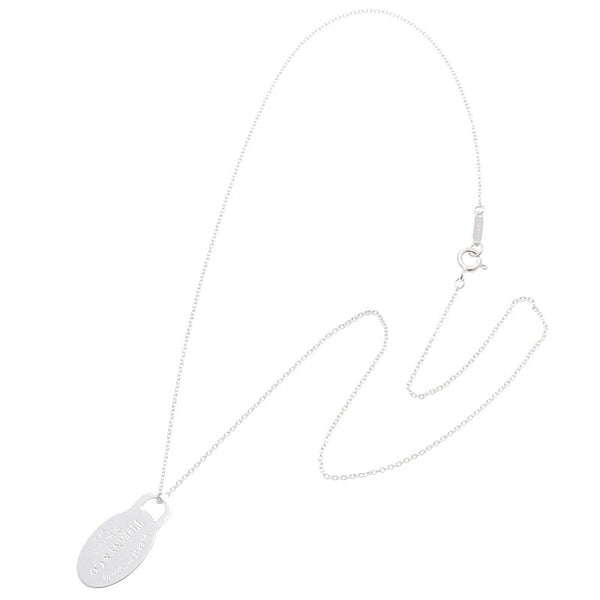 ティファニー SV925 シルバー リターントゥ オーバルタグ ネックレス レディース TIFFANY&Co. 中古