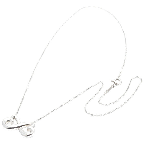 ティファニー SV925 シルバー ダブルラビングハート ネックレス レディース TIFFANY&Co. 中古