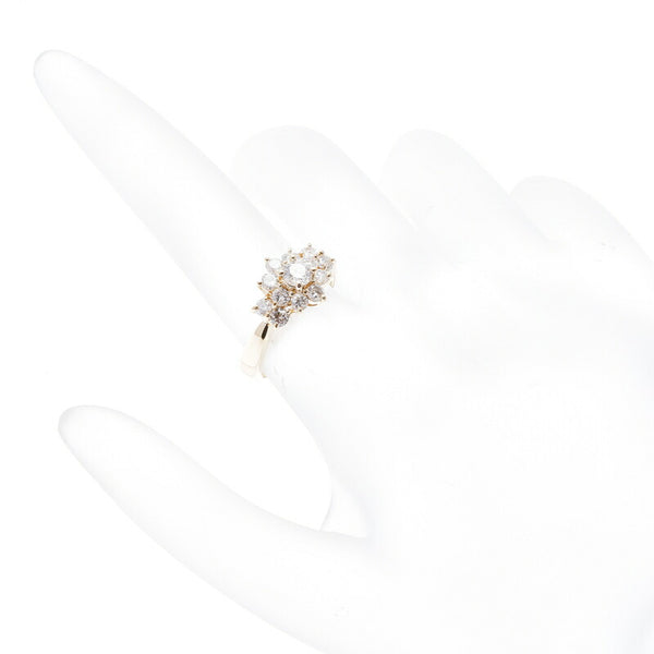 K18YG イエローゴールド ダイヤ0.9ct リング 指輪 レディース 10.5号 中古