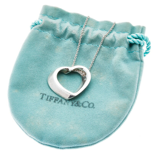 ティファニー SV925 シルバー ハート ネックレス レディース TIFFANY&Co. 中古