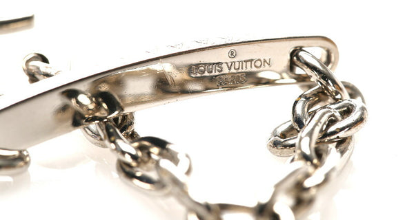 ルイ ヴィトン M64237 シルバー メタル ロジン ブレスレット レディース LOUIS VUITTON 中古