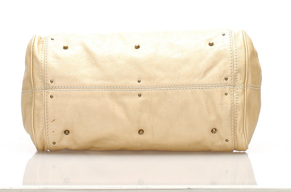 クロエ パディントン ゴールド レザー ハンドバッグ レディース Chloe 中古