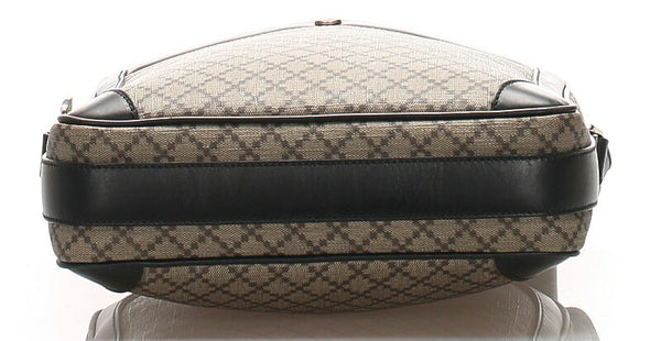 グッチ ディアマンテ 268159 ブラウン PVC レザー 斜め掛け ショルダーバッグ レディース GUCCI 中古