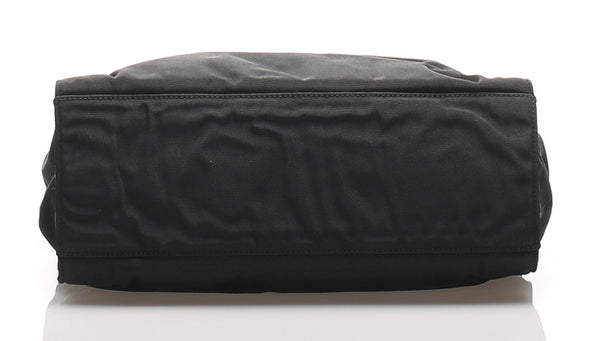 グッチ ホースビット 002・1025 ブラック  ナイロン ハンドバッグ レディース GUCCI 中古