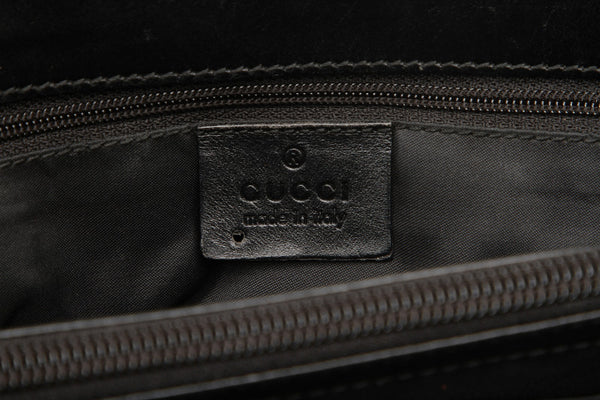 グッチ ホースビット 002・1025 ブラック  ナイロン ハンドバッグ レディース GUCCI 中古