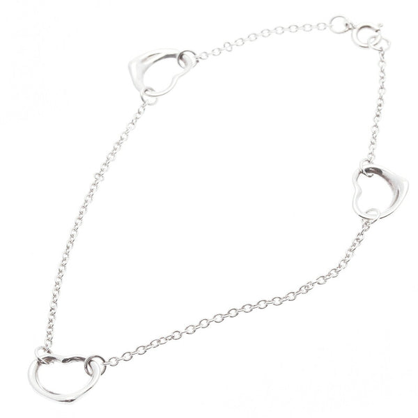 ティファニー SV925 シルバー トリプルオープンハート ブレスレット レディース TIFFANY&Co. 中古