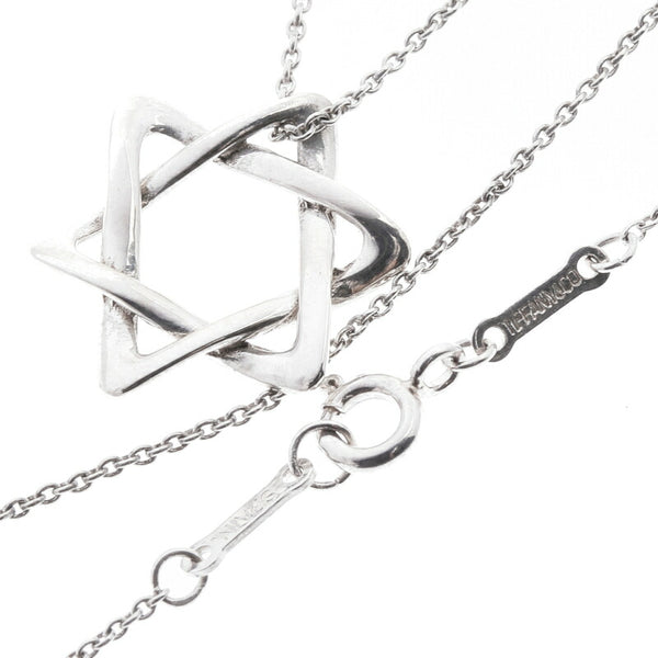 ティファニー SV925 シルバー スター オブ ダビデ ネックレス レディース TIFFANY&Co. 中古