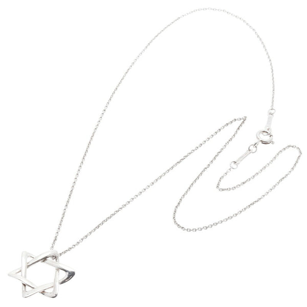 ティファニー SV925 シルバー スター オブ ダビデ ネックレス レディース TIFFANY&Co. 中古