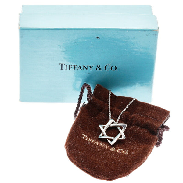 ティファニー SV925 シルバー スター オブ ダビデ ネックレス レディース TIFFANY&Co. 中古