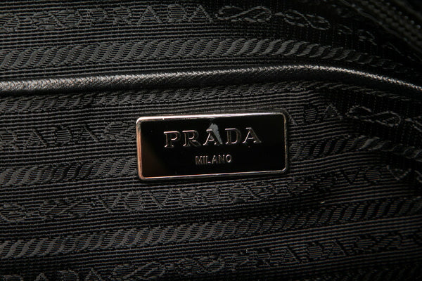 プラダ ブルー  キャンバス トートバッグ レディース PRADA 中古