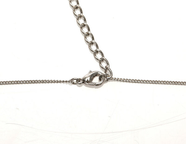 クリスチャンディオール シルバー メタル ネックレス レディース Christian Dior 中古