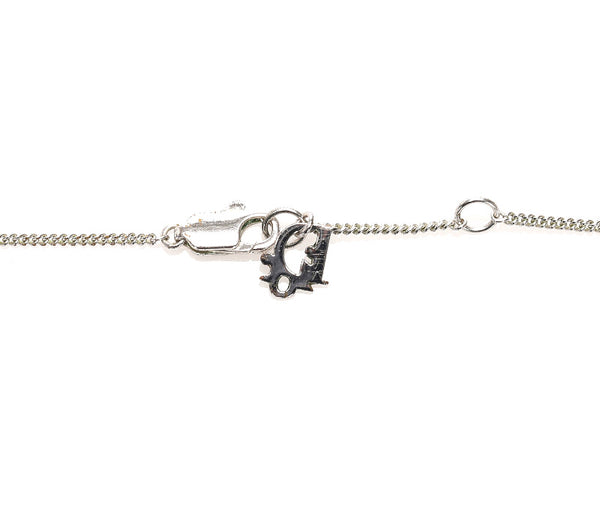 クリスチャンディオール ハートネックレス シルバー メタル ネックレス レディース Christian Dior 中古