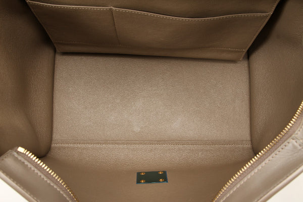 セリーヌ トラペーズ ホワイト イエロー レザー ショルダーバッグ レディース CELINE 中古