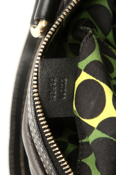 グッチ ドゥケッサ 181485 グリーン レザー ハンドバッグ レディース GUCCI 中古