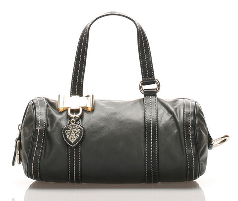 グッチ ドゥケッサ 181485 グリーン レザー ハンドバッグ レディース GUCCI 中古