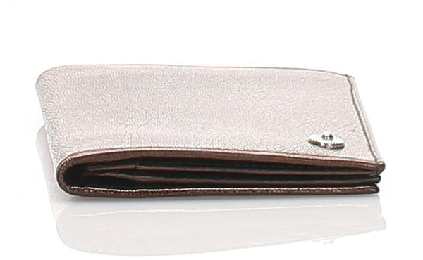 ドルチェアンドガッバーナ ブラウン レザー カードケース レディース DOLCE&GABBANA 中古