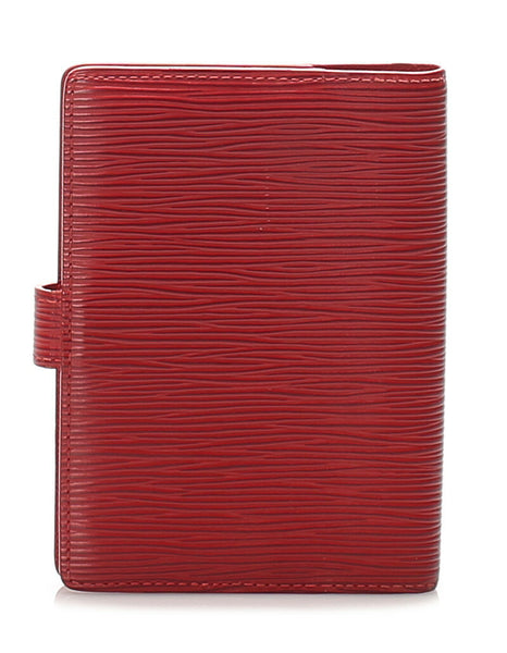 ルイ ヴィトン エピ アジェンダ R2005E レッド  レザー 手帳 レディース LOUIS VUITTON 中古