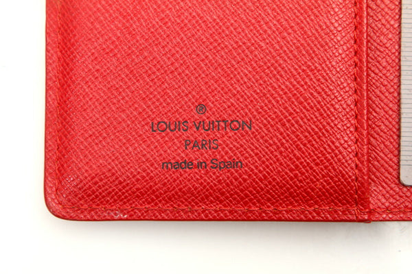 ルイ ヴィトン エピ アジェンダ R2005E レッド  レザー 手帳 レディース LOUIS VUITTON 中古