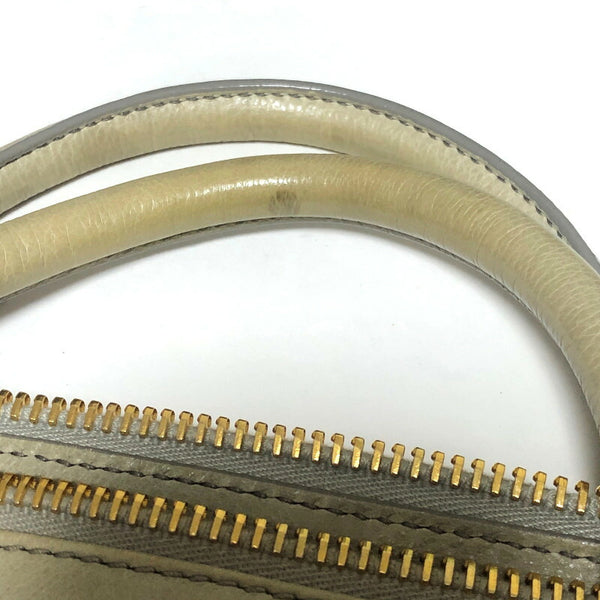 プラダ グレー レザー ショルダーバッグ レディース PRADA 中古
