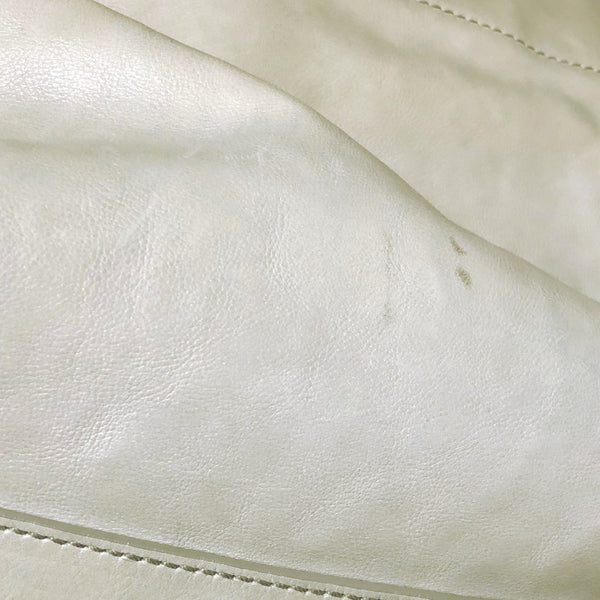 プラダ グレー レザー ショルダーバッグ レディース PRADA 中古