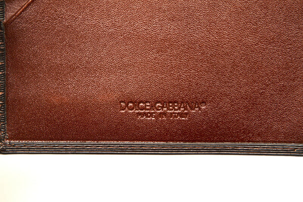 ドルチェアンドガッバーナ ブラウン ナイロン カードケース レディース DOLCE&GABBANA 中古