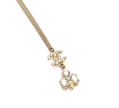 シャネル ココマーク ゴールド メッキ ネックレス レディース CHANEL 中古