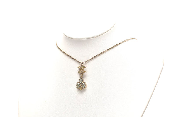 シャネル ココマーク ゴールド メッキ ネックレス レディース CHANEL 中古