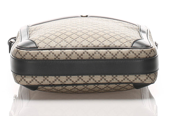 グッチ ディアマンテ 268159 ブラウン PVC レザー 斜め掛け ショルダーバッグ レディース GUCCI 中古