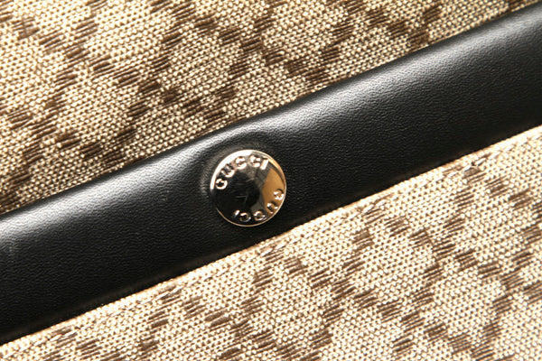 グッチ ディアマンテ 268159 ブラウン PVC レザー 斜め掛け ショルダーバッグ レディース GUCCI 中古