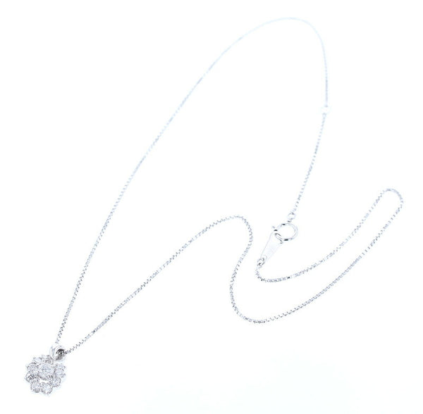 Pt900 プラチナ Pt850 プラチナ ダイヤ0.55ct ネックレス レディース 中古