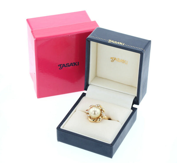 パール11mmダイヤ0.10ct   中古
