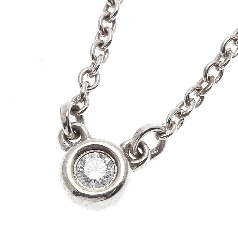 ティファニー SV925 シルバー ダイヤ バイザヤード  ネックレス レディース TIFFANY&Co. 中古
