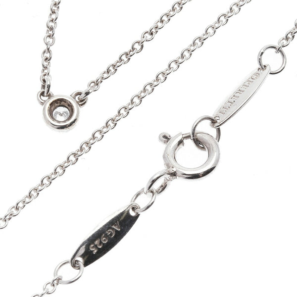 ティファニー SV925 シルバー ダイヤ バイザヤード  ネックレス レディース TIFFANY&Co. 中古