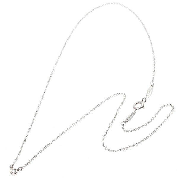ティファニー SV925 シルバー ダイヤ バイザヤード  ネックレス レディース TIFFANY&Co. 中古