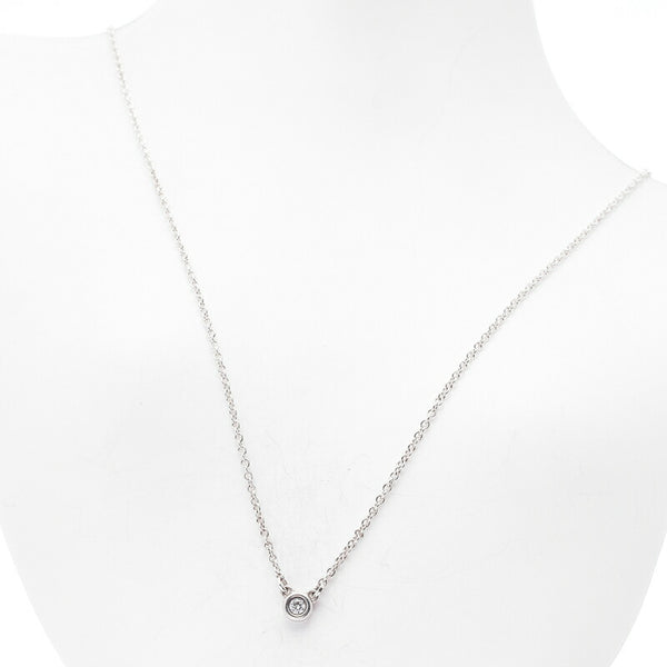ティファニー SV925 シルバー ダイヤ バイザヤード  ネックレス レディース TIFFANY&Co. 中古