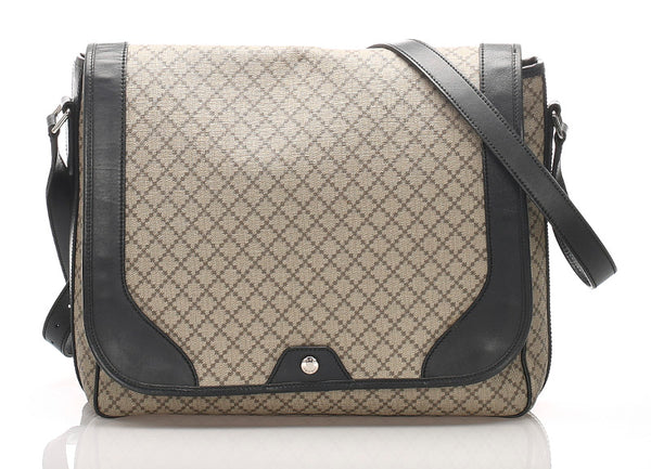 グッチ ディアマンテ 295251 ベージュ PVC レザー メッセンジャーバッグ レディース GUCCI 中古