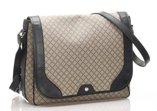 グッチ ディアマンテ 295251 ベージュ PVC レザー メッセンジャーバッグ レディース GUCCI 中古