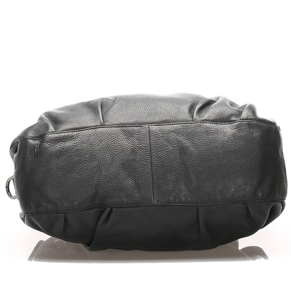 グッチ 228585 ブラック  レザー トートバッグ レディース GUCCI 中古