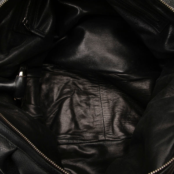 グッチ 228585 ブラック  レザー トートバッグ レディース GUCCI 中古