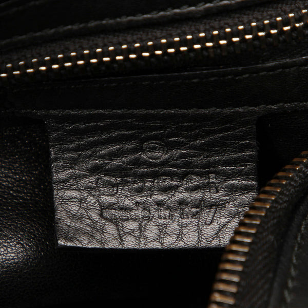 グッチ 228585 ブラック  レザー トートバッグ レディース GUCCI 中古