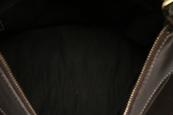 グッチ アビー 189833 ブラウン  レザー ショルダーバッグ レディース GUCCI 中古