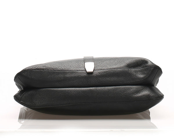 プラダ BR0648 ブラック  レザー ショルダーバッグ レディース PRADA 中古