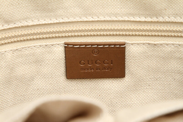 グッチ ディアマンテ 268159 ベージュ レザー ショルダーバッグ レディース GUCCI 中古