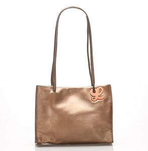 ロエベ ブラウン レザー トートバッグ レディース LOEWE 中古
