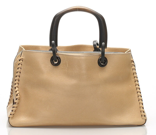 グッチ 106238 ベージュ レザー ハンドバッグ レディース GUCCI 中古