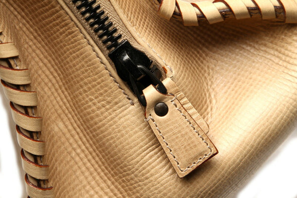 グッチ 106238 ベージュ レザー ハンドバッグ レディース GUCCI 中古