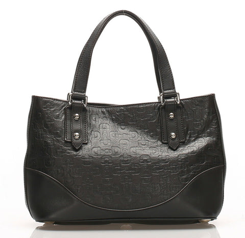 グッチ ホースビット 272392 ブラック  レザー トートバッグ レディース GUCCI 中古